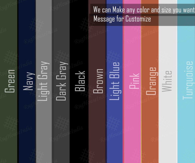 Hand Braided Rectangle Scalloped Jute Rug Beige With Blue Scallop