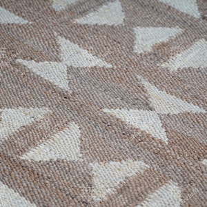 Handloomed Beige with Off White Jute Hemp Runner/Rug Large Area Jute Rug Custom Size Vintage Rug Decorative Rugs Boho Rug Home Decor Rugs