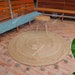 Custom Size Hand Braided Orange Round Natural Jute Rugs With - Etsy