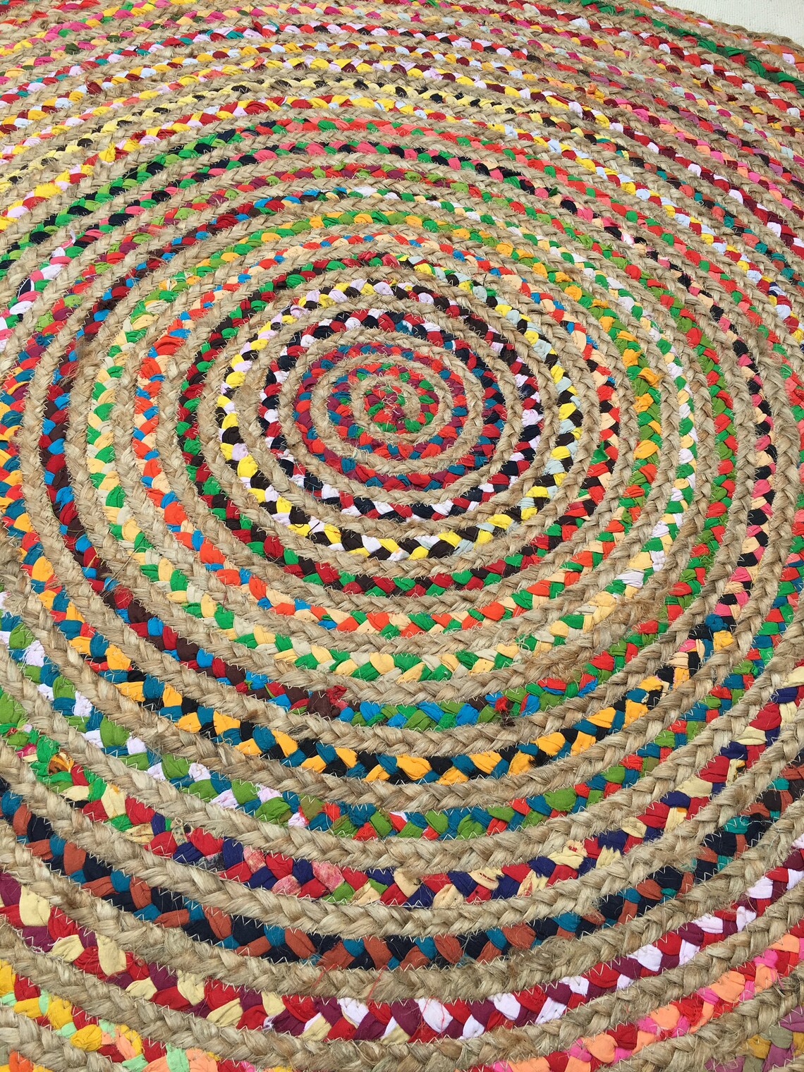 4x4 5x5 6x6 7x7 8x8 ft. vintage round rug braided round Etsy