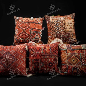 Tappeto Kilim in cotone intrecciato a mano 80 x 150 cm Modello