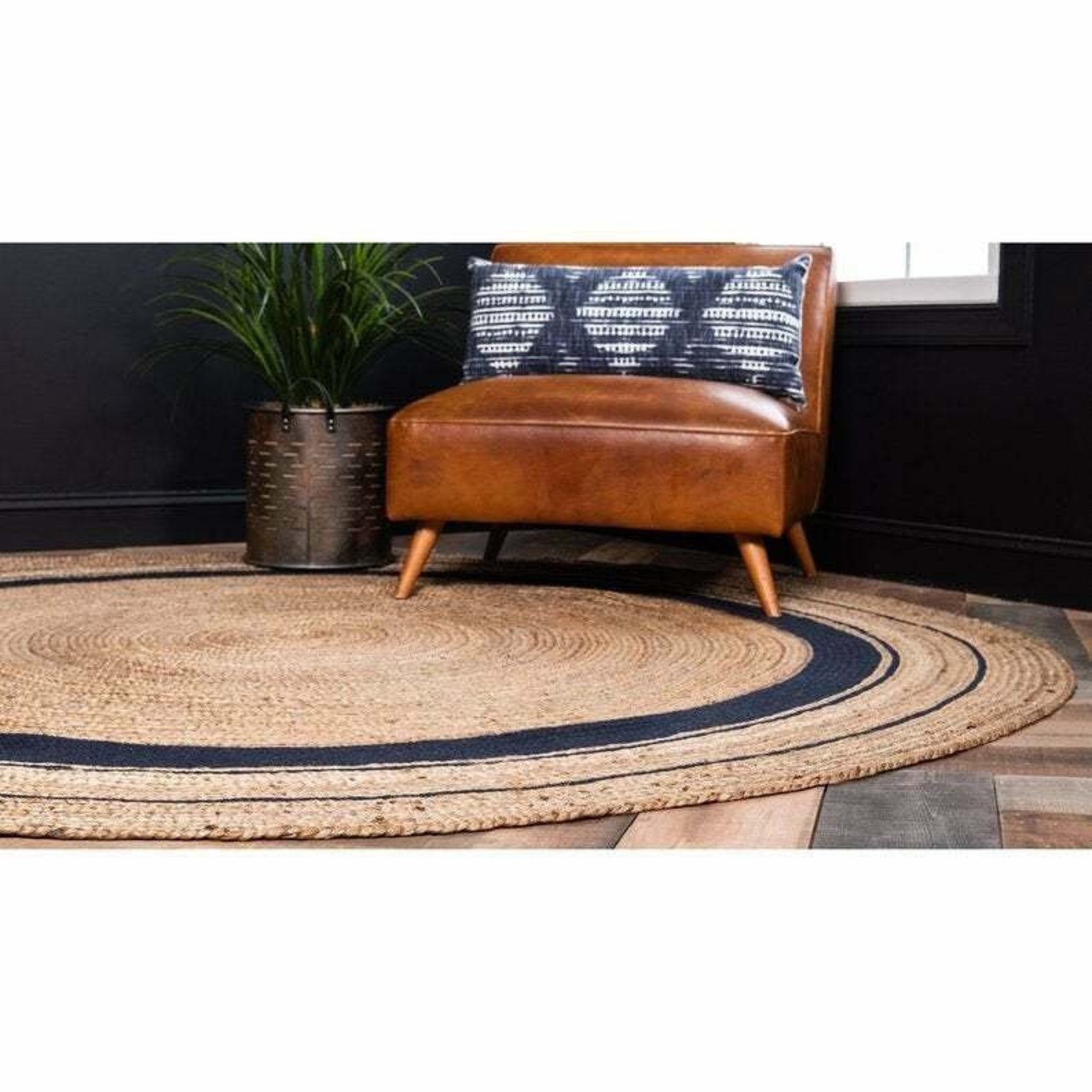 4x4 5x5 6x6 7x7 8x8 ft. round jute rug jute area Etsy