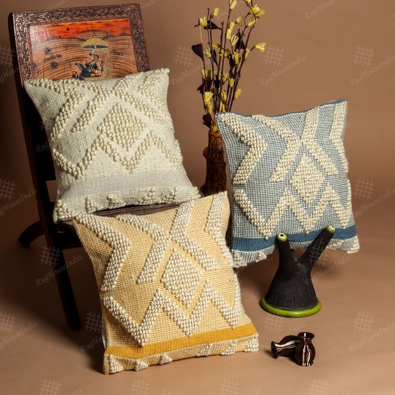 Throw Pillows Covers 18x18 Inch 45x45 cm Set of 2 India