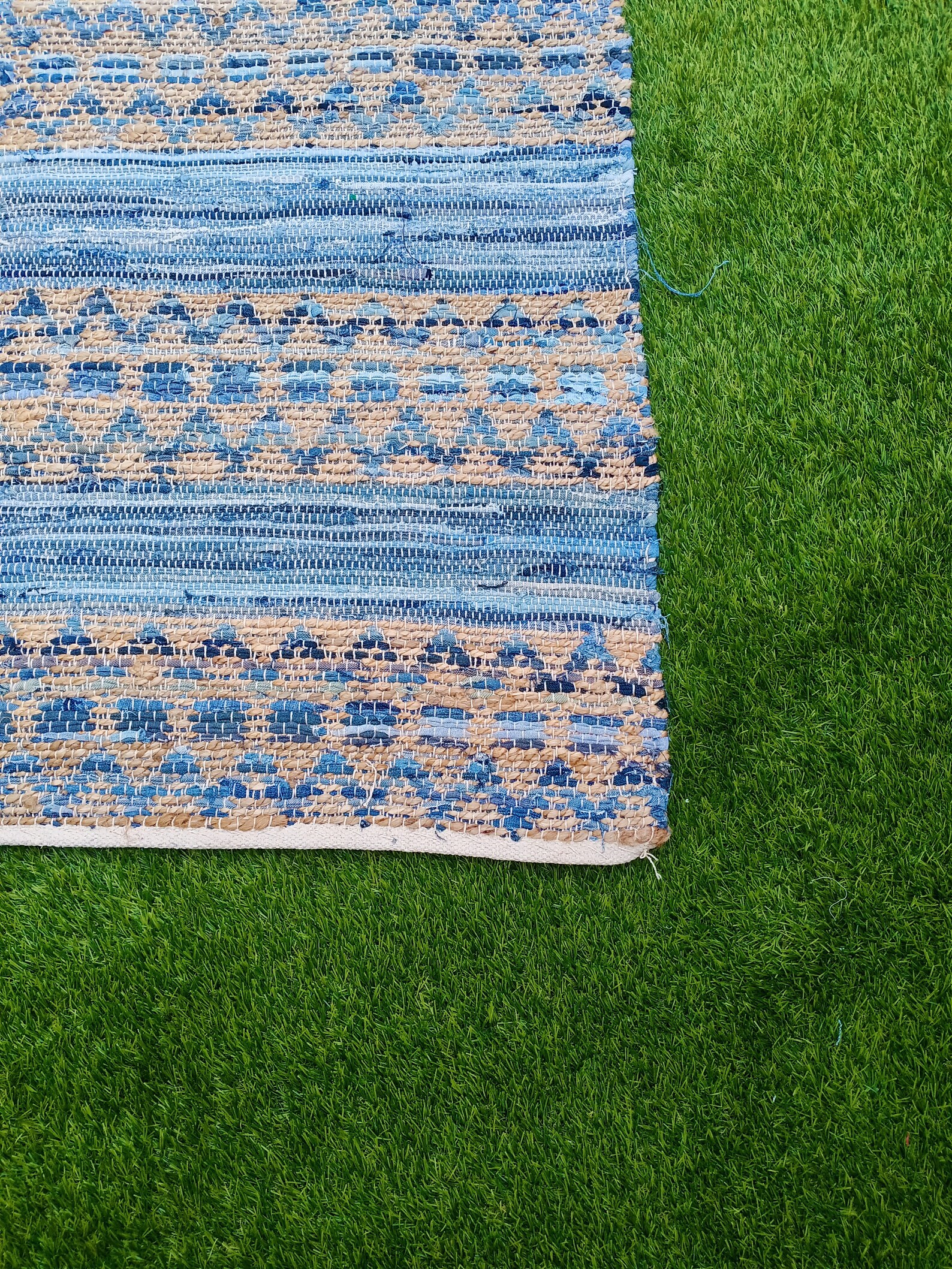 Hand loomed Rustic Rugs 120x180 cm Indian Art Handwoven Cotton Etsy