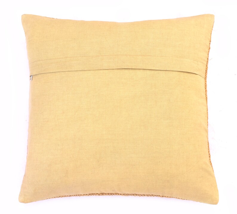 Set of 4 Handwoven Jute Cushion Cover 18x18 Inches Jute Ethnic Etsy