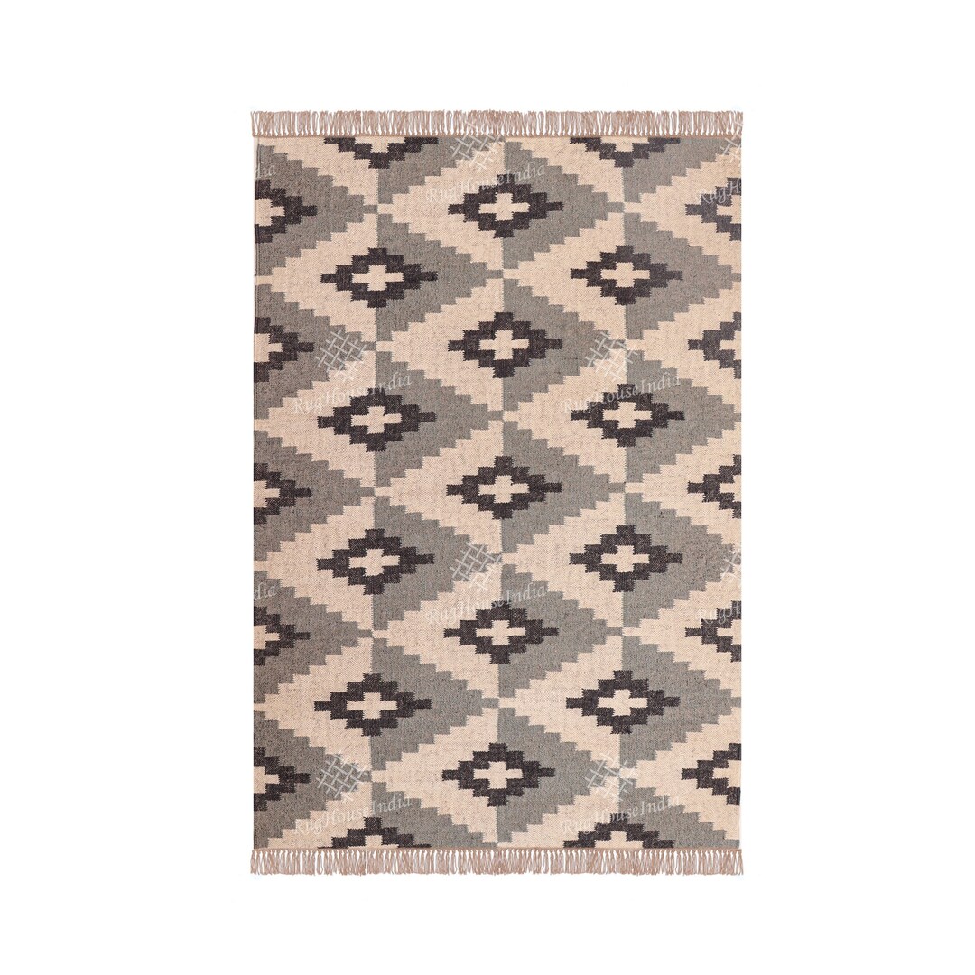 Handmade Wool Jute Kilim Dhurrie Runner/rugs Handwoven Etsy