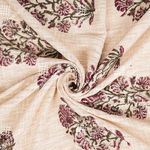 Vintage Throw Blanket for Sofa, Indian Handmade Soft Cotton Throws, Printed Bedroom Boho Cotton Fringed Blanket Beach Throw