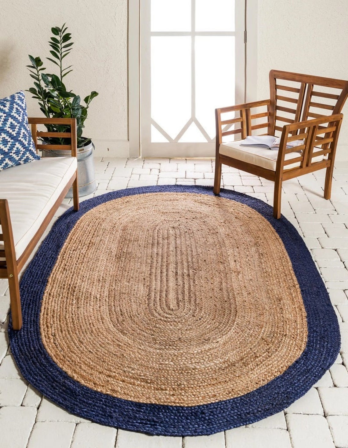 4x6 5x8 8x109 x12 10x14 ft. beautiful oval rug braided Etsy