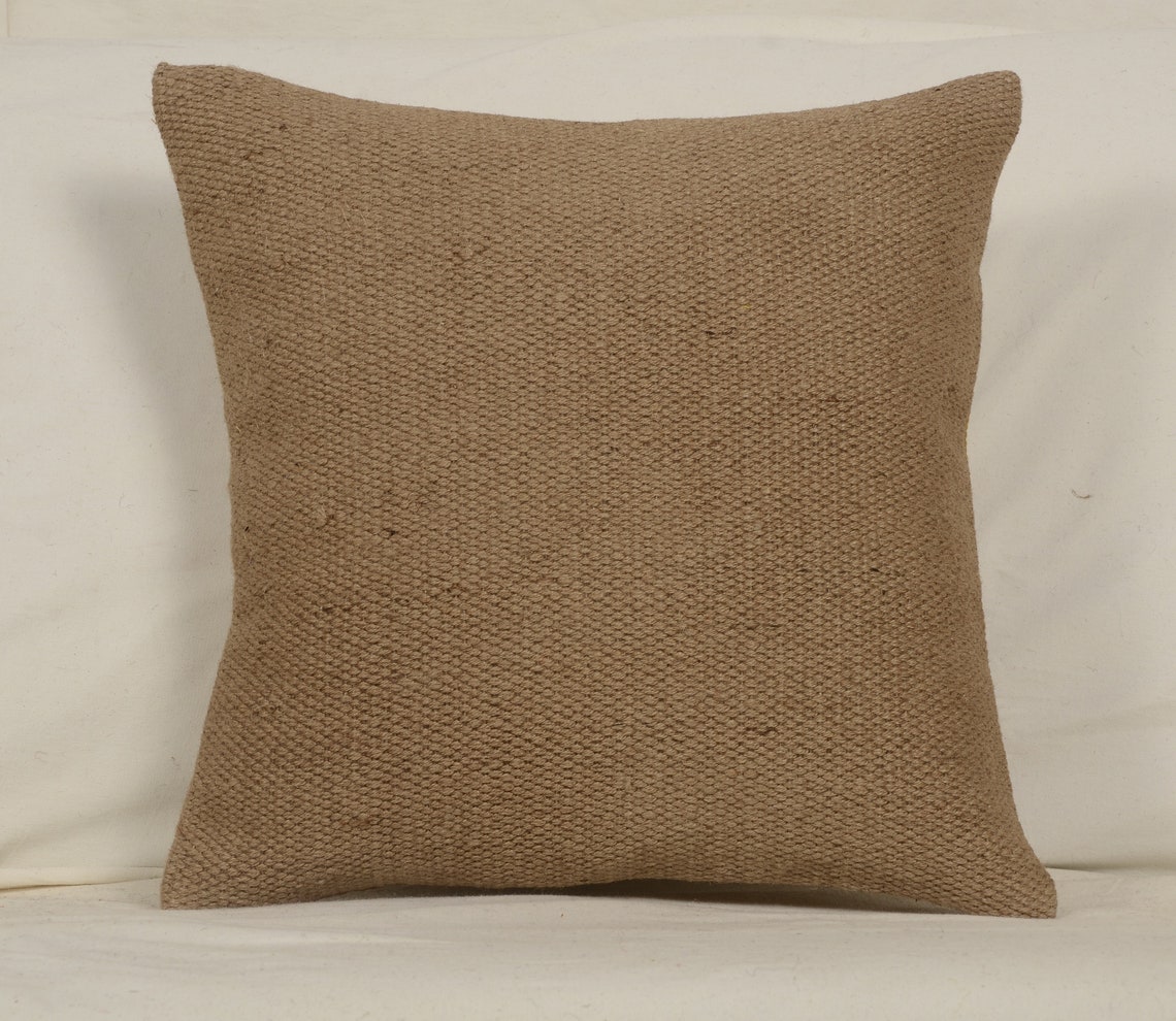4 Set of Jute Cushion Cover Jute Ethnic Pillow Boho Hand Woven Etsy