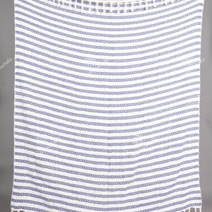 Cotton Throws Handmade Soft Cotton Throws Blankets, Hand Loom Hand Block Printed Bed Runner Boho Cotton Fringed Blanket Beach Throw