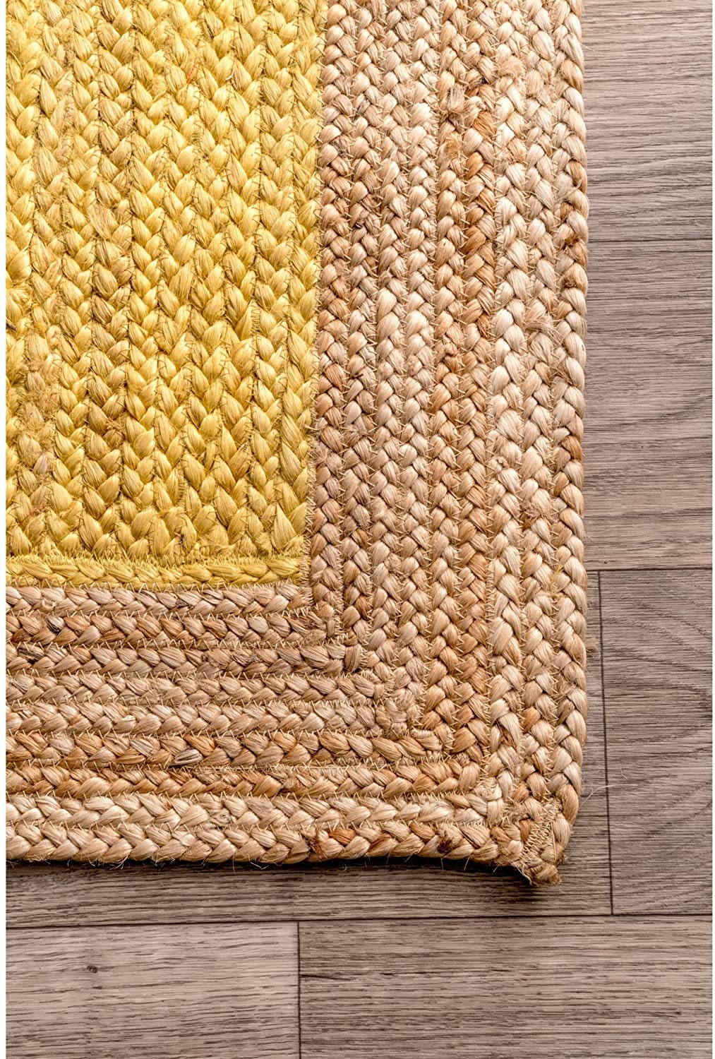 2x10 2x12 2x16 Yellow Jute Runner Rug Floor Runner Natural Etsy