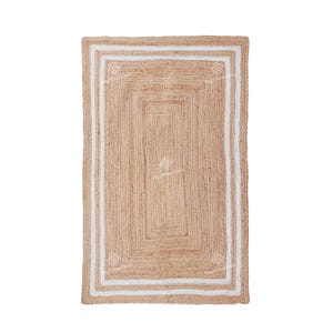Handmade Jute Rugs- Braided Living Room Rug Vintage Area Rug Custom Size Kitchen Rug Natural Floor Rug Gifts For Him Area Rugs 8x10 Boho Rug White