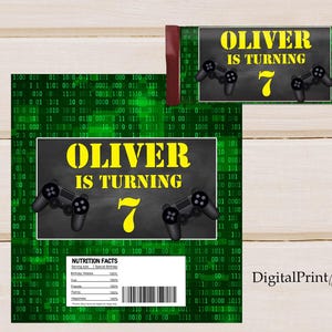 Candy Wrappers, Candy Bar Label Game Birthday Party, Candy Wrappers Game, Chocolate Wrappers, PERSONALIZED, Digital file