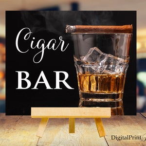 Zigarrenbar, Whisky und Zigarre Party, Männer Geburtstagseinladung, Whisky und Zigarre Party Dekoration, Whisky und Zigarre, Digitale Datei, #103