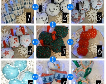 Articles Similaires à Lot De 4 Boules De Noel Perle Hama Sur