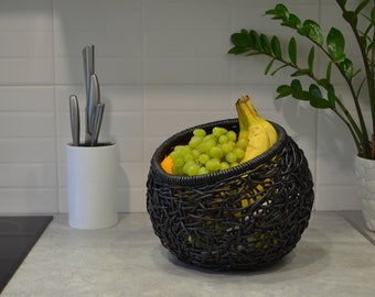 Fruit basket Wicker fruit basket Fruit basket for kitchen Fruit storage basket Fruit holder Basket for storing fruits and vegetables