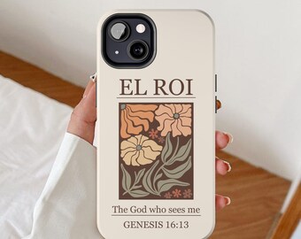 God El Roi Phone case, Christ iPhone cases, Christianity design, Christian gift for her, Bible reader present, Best gifts for Catholic faith