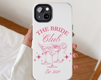 Future mariée coque de téléphone, coques de téléphone personnalisées pour la mariée, couverture de jour de mariage personnalisée, cadeau cravate pour elle, cadeau de fiançailles personnalisé