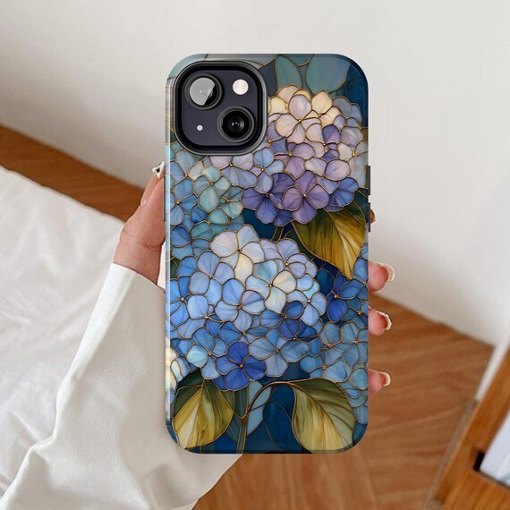 Blue Hydrangea Phone Case, Faux Stained Glass Look iPhone Cover, Wildflower Floral Samsung Galaxy, Flower Artful Google Pixel, Spring Summer - Etsy Israel Blue Hydrangea Phone Case, Faux Stained Glass Look iPhone Cover, Wildflower Floral Samsung Galaxy, Flower Artful Google Pixel, Spring Summer - Etsy Israel