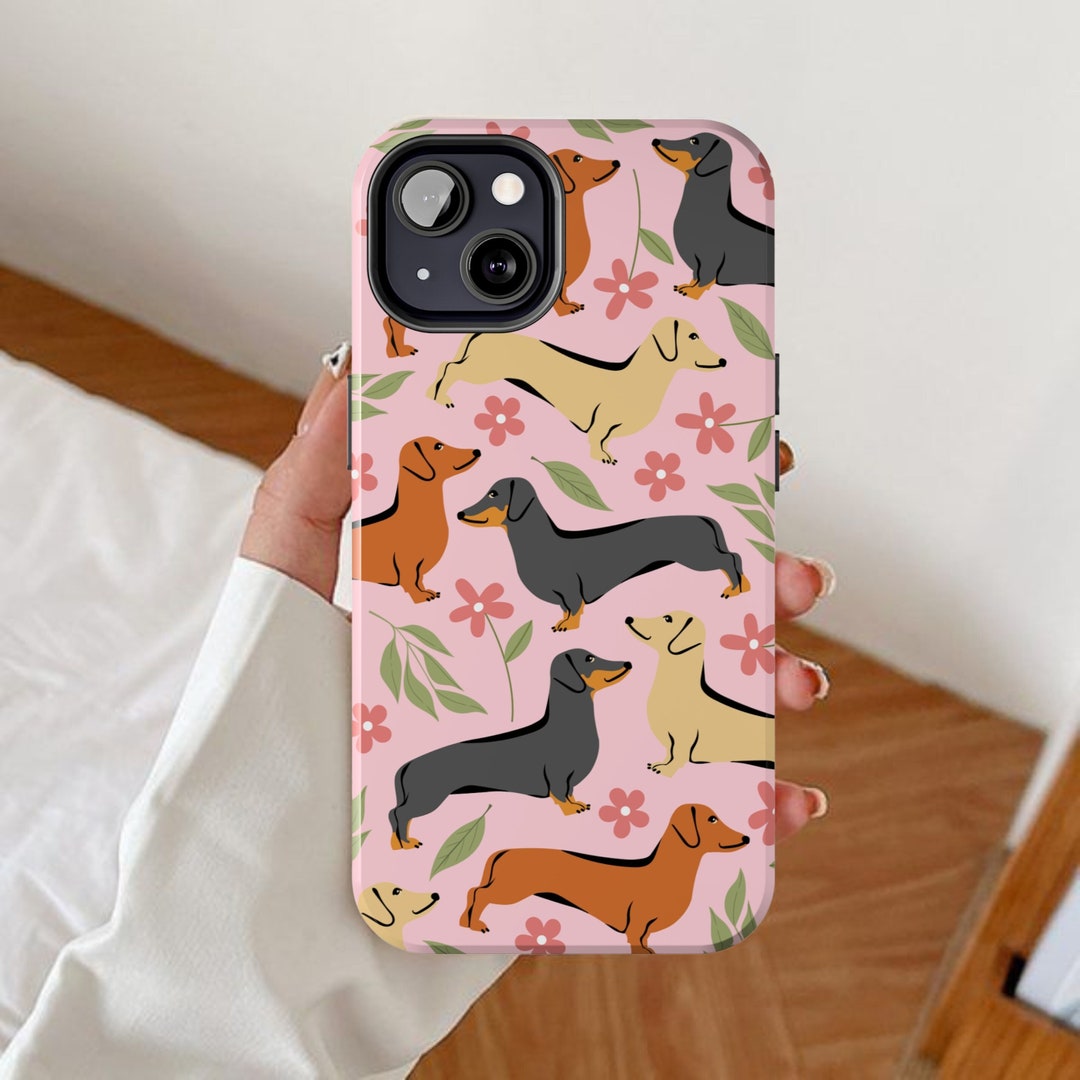 Dachshund Phone Case, Weiner Gift for Her, Dogs Lover iPhone Cases