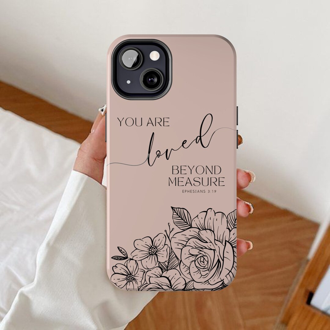 Bible Quote Phone Case Christian Bible Reader Gift College Bible