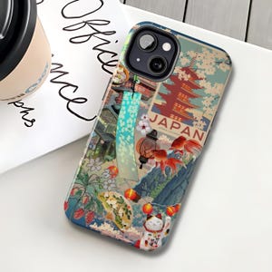 Japanese collage phone case
