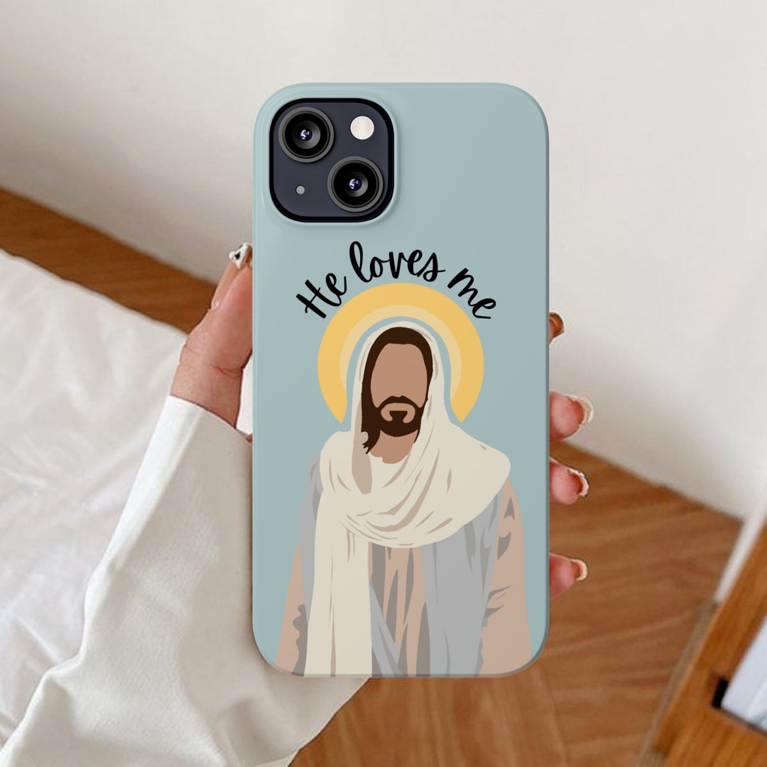Jesus Loves Me Phone Case, Christ iPhone Cases, Christianity Design