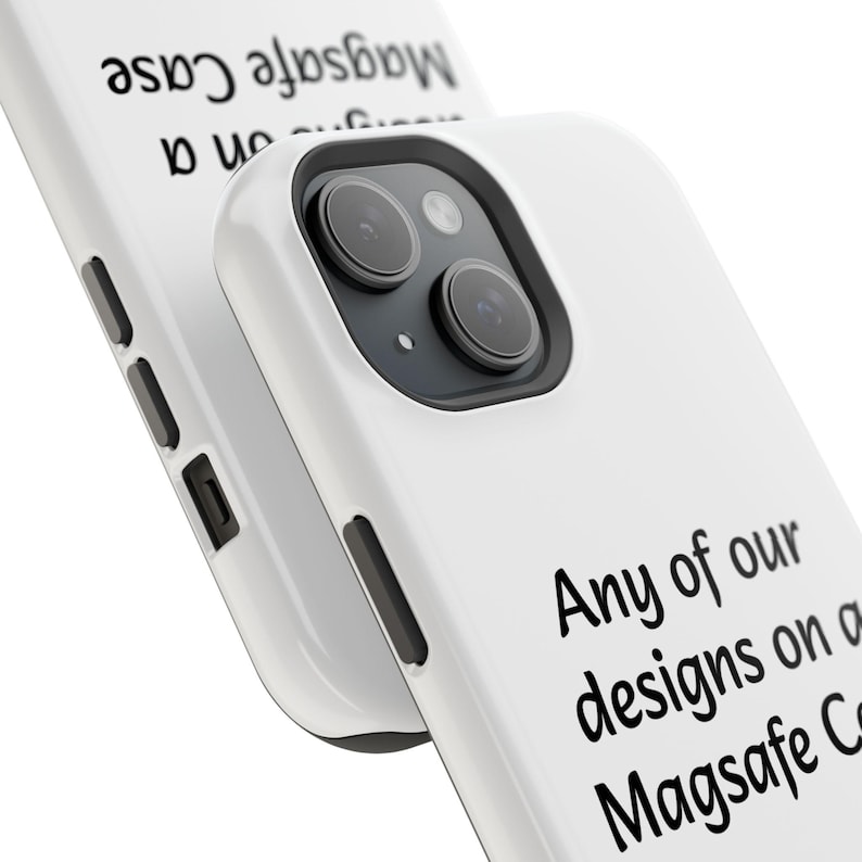 Atualize para uma capa MagSafe para o seu iPhone, compatível com acessórios MagSafe®, qualquer design, capas magnéticas resistentes, capa durável para iPhone, presente protetor imagem 4