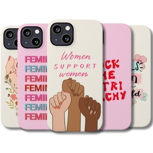 ガールパワーの携帯電話ケース、フェミニストデザイン、フェミニズム女性のエンパワーメントケース、女性の日のカバー、強い女性の権利、女性の平等のギフトのアイデア