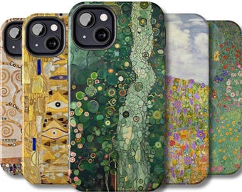 Gustav Klimt phone case, Modernism iPhone cover, Vintage artistic Samsung galaxy design, Fine art lover Google Pixel, Gift idea for artist
