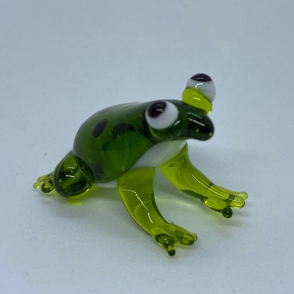 Handmade tiny frog