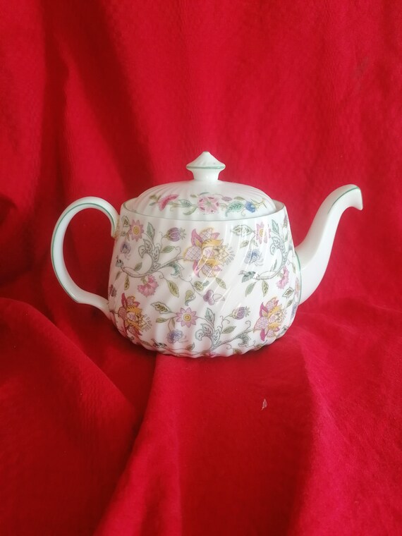 Minton Haddon Hall Full Size Teapot in Excellent First Quality 