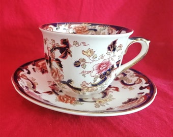 Vintage Masons Mandalay Tea Cup & Saucer free delivery