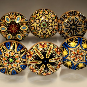 Steampunk Kaleidoscope Drawer Knobs, Vintage-Inspired Decorative Pulls, Customizable Knob Sets