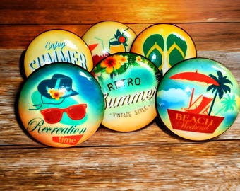 Nautical Cabinet Knobs, Beach Drawer Pulls, Coastal Knob Sets, Custom Beach House Decor