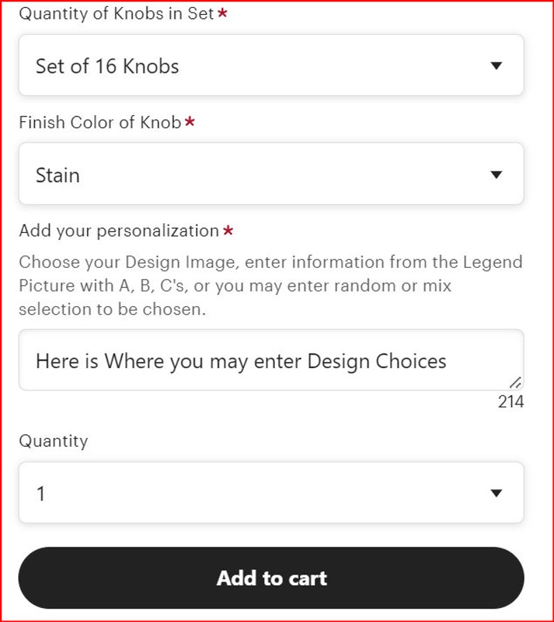 Handmade Black and White Kaleidoscope Knob and Pull Sets for Kitchen