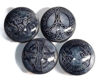 Celtic Symbol Cabinet Knob Set, Handmade Drawer Knob, Charming Irish Accent Pull, Customizable Options