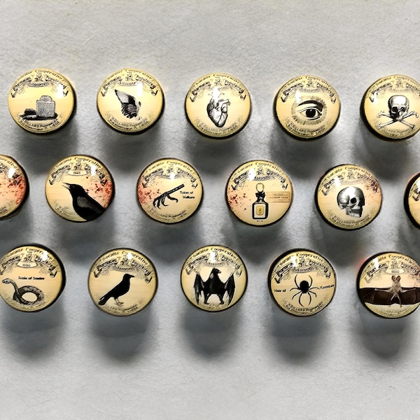 Vintage Apothecary Cabinet Knobs, Handmade Dresser Drawer Pulls, Personalized Sets