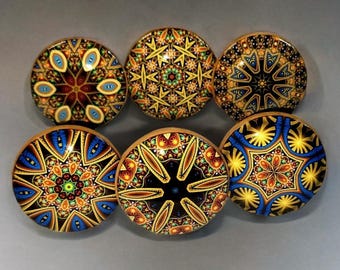 Steampunk Kaleidoscope Drawer Knobs, Vintage-Inspired Decorative Pulls, Customizable Knob Sets