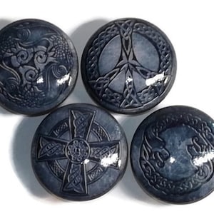 Celtic Symbol Kitchen Cabinet Knob Set - Knob & Pull for Pantry Door, Desk, Furniture  Handle - Dresser Drawer Pull, Irish Decor - Gift