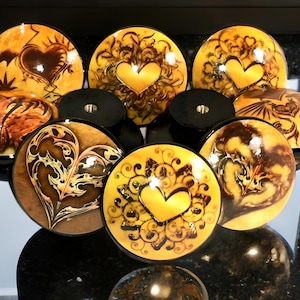 Steampunk Style Decorative Knobs, Customizable Sets, Handmade Cabinetry and Furnishing Hardware