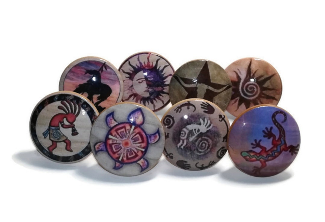 Southwest Design Knob Sets, Desk Knob, Knob and Pull, Drawer Knob
