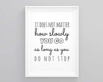 How Slowly You Go Etsy