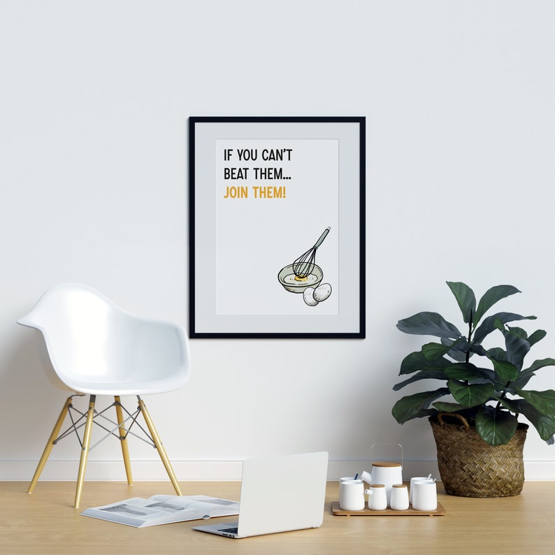 If you cant beat them join them kitchen word prints new home etsy