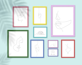 A3 Green Picture Frame, Lilac A5 Photo Frame,  Blue A2 Photo Frame, Yellow A4 Photo Frame UK, Rainbow Art Frames, Red Frames, Colourful Art