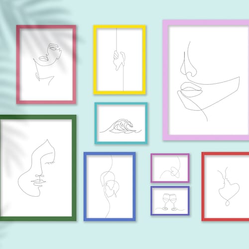 Green Picture Frame A2 A3 A4 A5 Modern Frame Art Thin Etsy UK