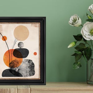 Black Picture Frame with Gold Trim