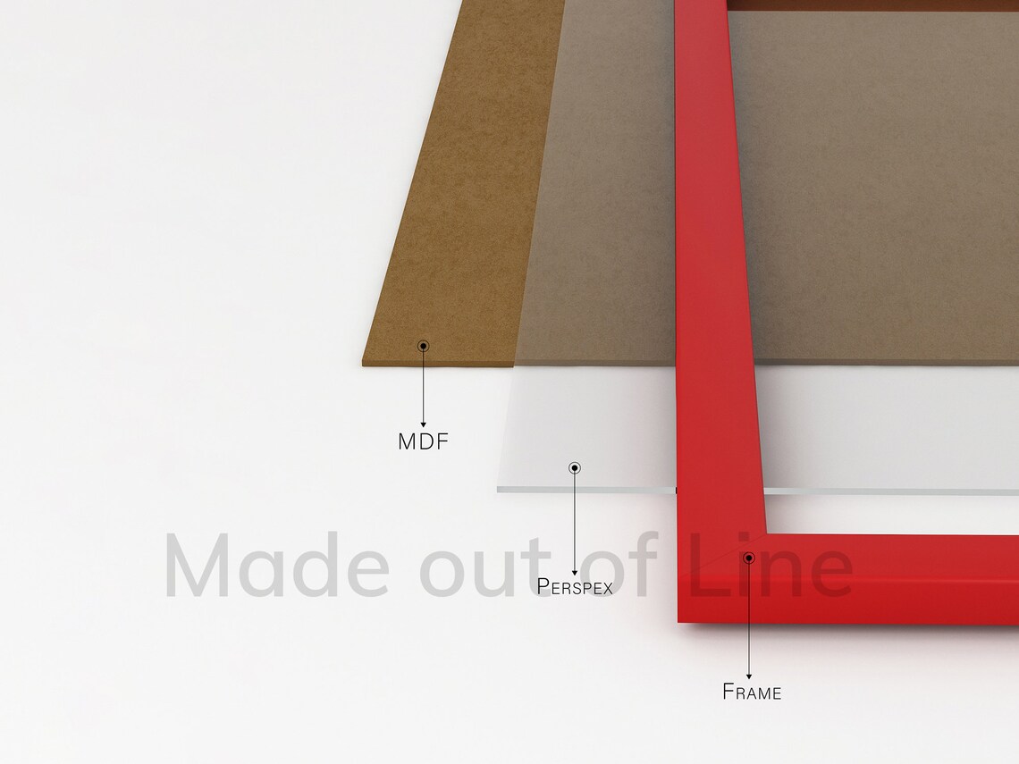 A3 Red Picture Frame A3 Poster Frame Photo Frame Red A3 Etsy UK