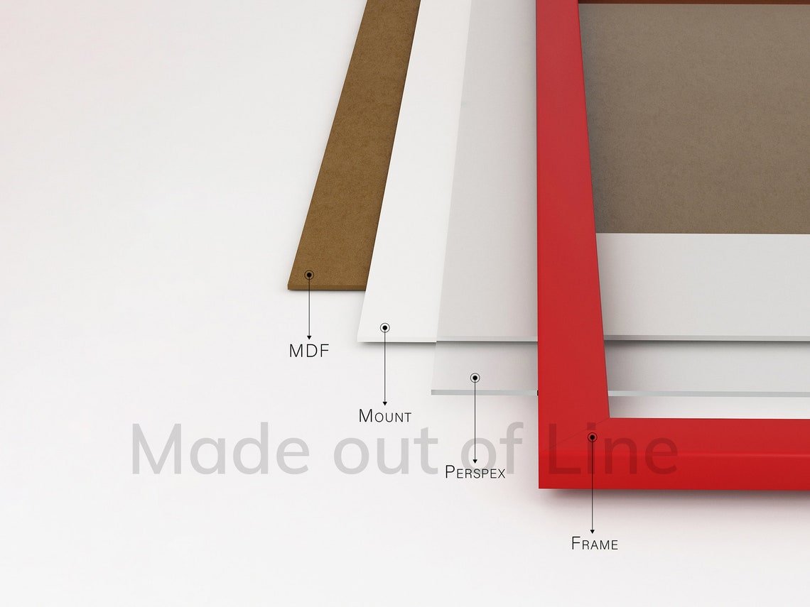 A3 Red Picture Frame A3 Poster Frame Photo Frame Red A3 Etsy