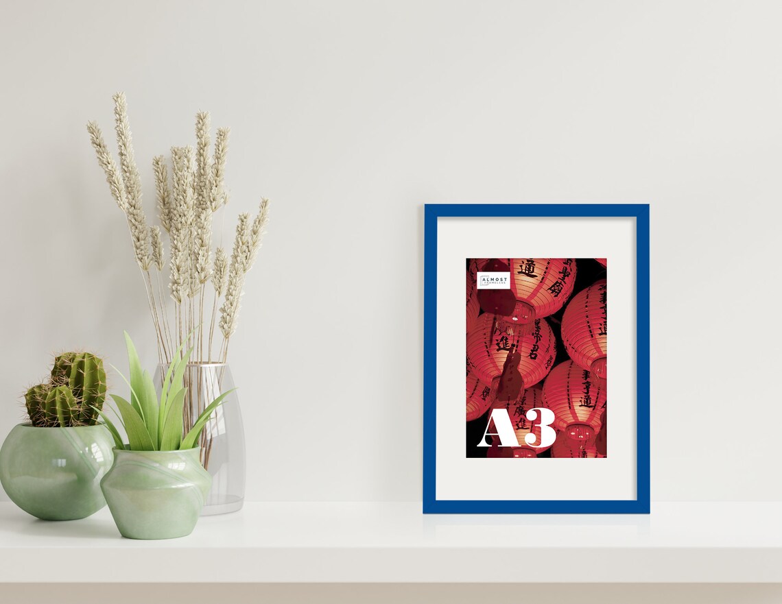 A3 Blue Picture Frame A3 Poster Frame Photo Frame Blue A3 Etsy